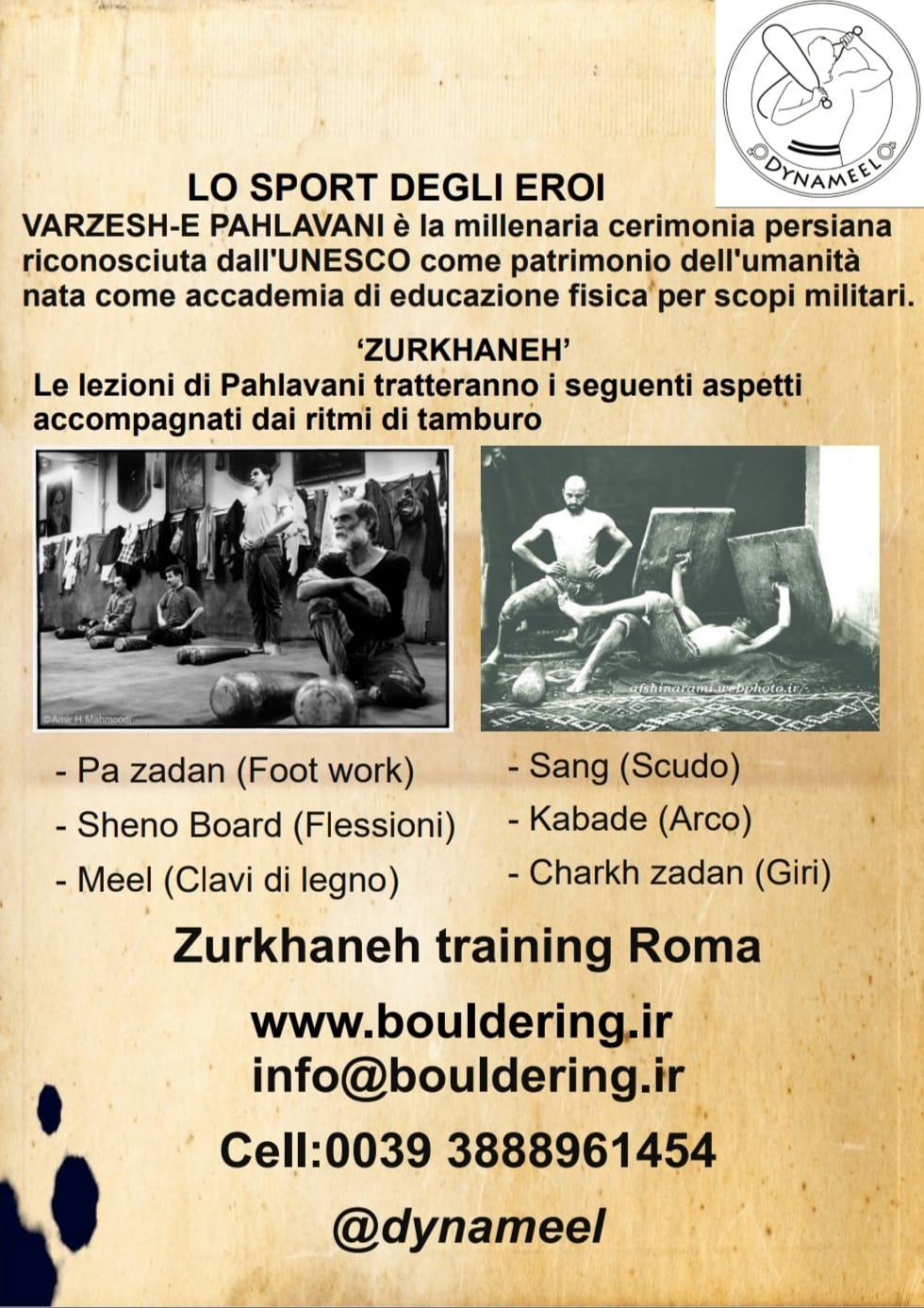 Zurkhaneh training Roma